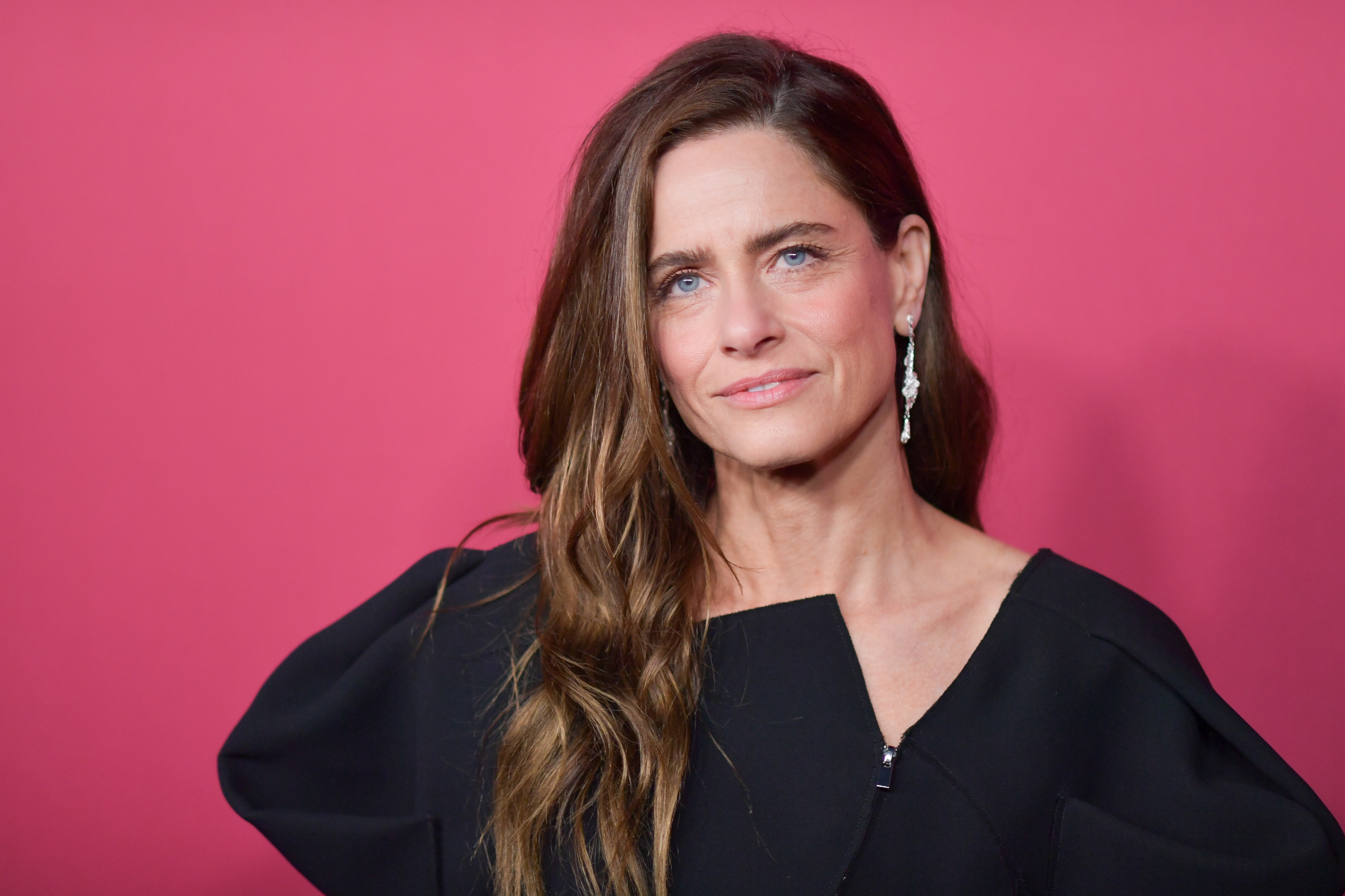 Amanda Peet stars in <em>Your Friends & Neighbors </em>on Apple TV which is now in its second season. She